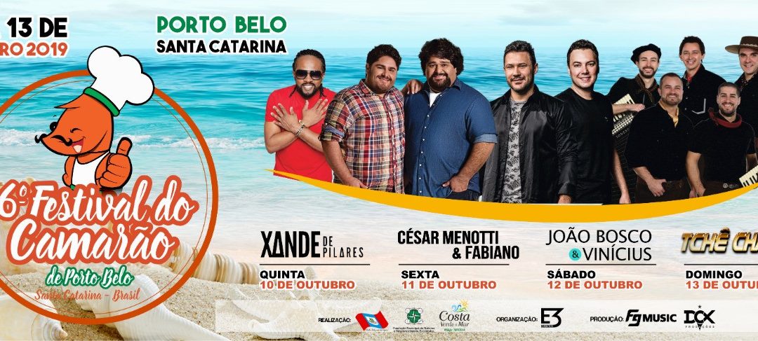 6° Festival do camarão de Porto Belo