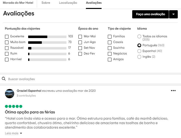 avaliação