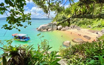 Passeio de barco para Praia do cação em Bombinhas